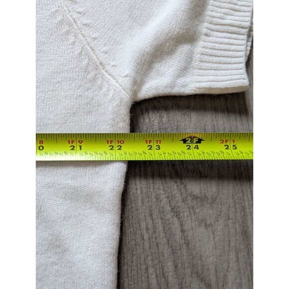 Vintage Heirloom Collectibles White Short-Sleeve Sweater 2X Acrylic Plus Size - Picture 7 of 7
